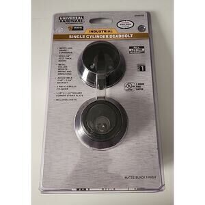 Universal Hardware Industrial Single Cylinder Deadbolt